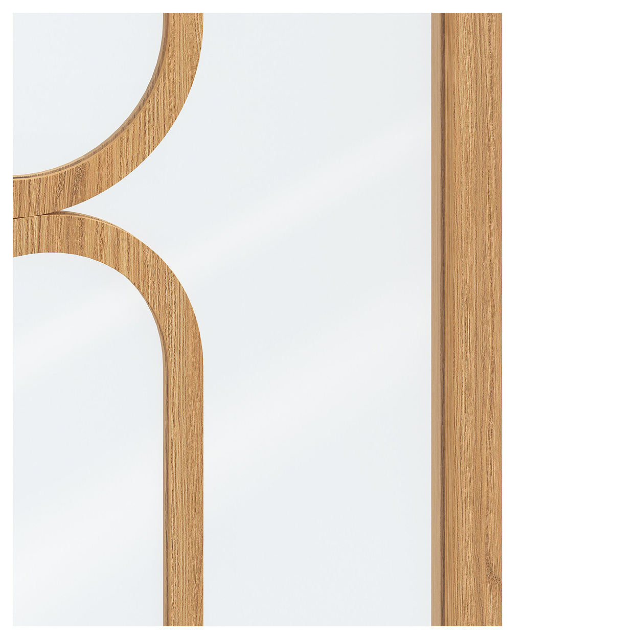 Binnendeur Skantrae SSL 14820 Blank Glas Natural Oak